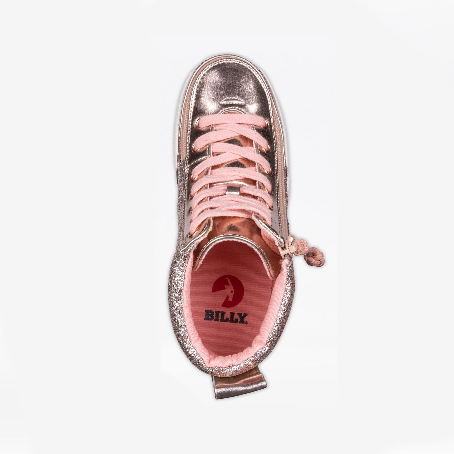RoseGold Unicorn BILLY Classic Lace High Tops